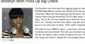 Жительница Бруклина выиграла миллионы в лотерею 2010