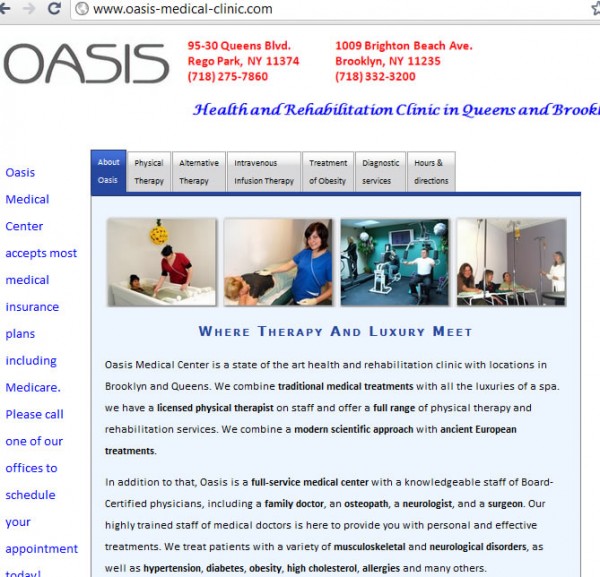 oasis-medical-clinic.com 1009 Brighton Beach Ave Brooklyn NY