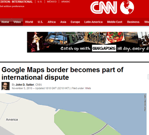google maps Nicaragua Costa Rica CNN