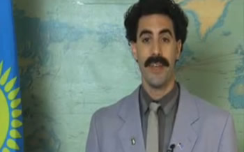 Borat from Kazahstan 2010 New York Brooklyn Brighton Beach News
