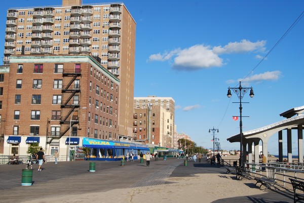 Brighton Beach Boardwork Brooklyn NY