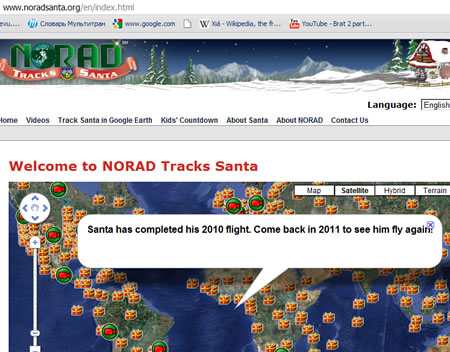 noradsanta.org new year news new york