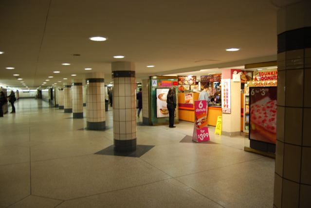Rockefeller Center subway metro intrance  Manhatta New York 2011