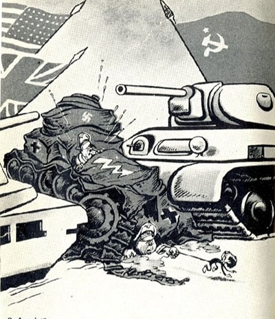 USSR propaganda 1943. Это было в 1943. Сейчас Россия отсиживаеться в сторонке