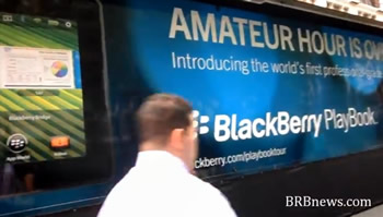 Blackberry playbook Manhattan New York Amateur Hour 2011