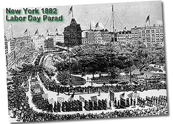 New York Labor Day Parad 1882 wikipedia