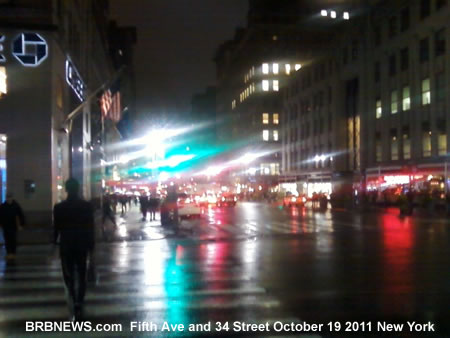 Fifth Ave and 34 Street October 19 2011 New York