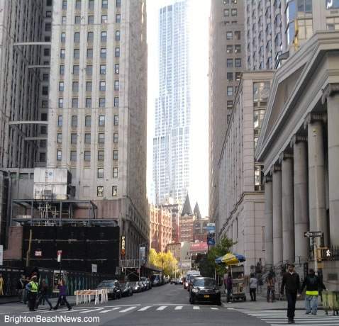 New Building near City Hall Park Manhattan New York November 8 2011