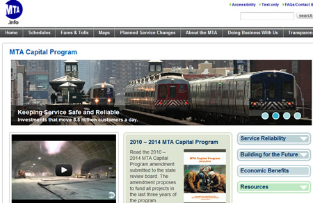 MTA website Russian New York News