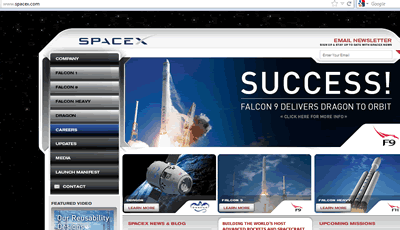 Spacex.com website Russian New York News
