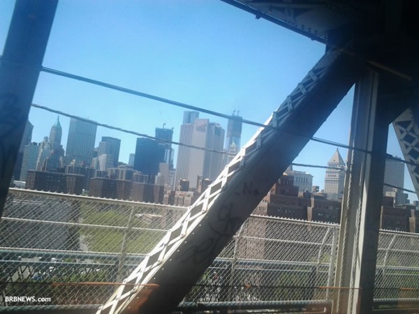 Manhattan Bridge from Brooklyn to Manhattan New York 2012