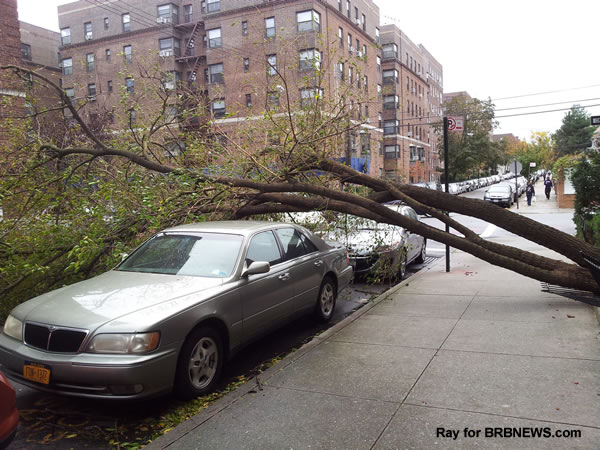 Sandy Storm New York Queens 2012 Cars