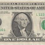 one dollar bill