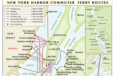 NY Ferry Routes
