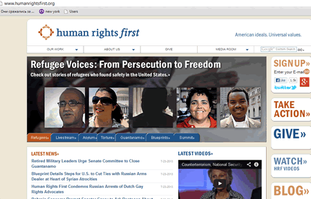 Human Rights First New York News USA