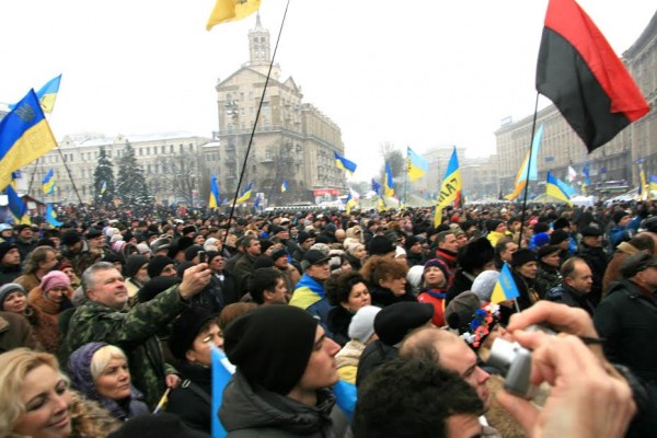 Maidan Kyiv People  EuroMaidan  Russian New York News