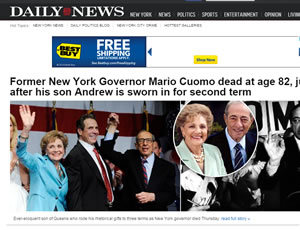 Governor Guomo dead Russian New York News