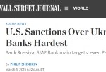 wsj putins bank Russian New York news usa