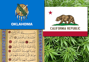 Калифорния и Оклахома флаги и запреты