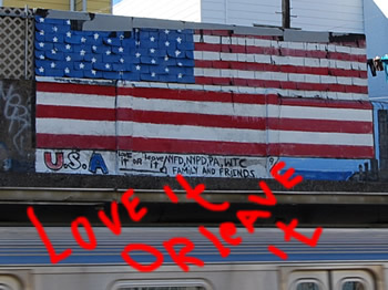 usa love it or leave it new york США Люби его или уезжай отсюда - призыв после 11 сентября