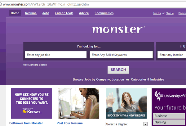 Monster website screenshot Russian New York News