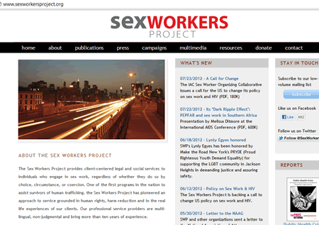 SEX WORKERS PROJECT website Russian New York News