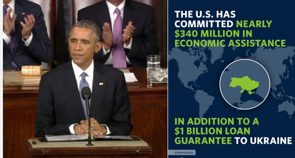 USA 340 millions plus billion Ukraine Obama NYC News