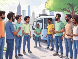 новости Жители Нью-Йорка которых выпустили из тюрьмы в новостях на фоне город американский юмор карикатура