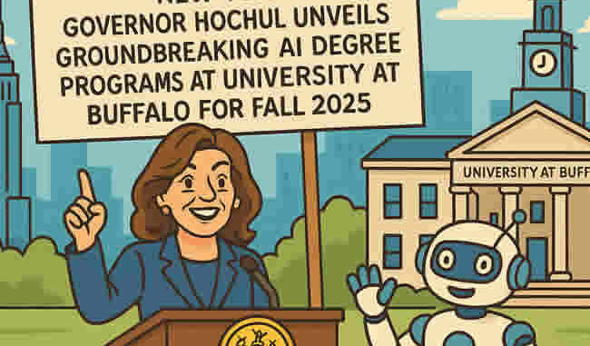 Новости Нью-Йорка - Губернатор Хочул и AI обучение в университетах