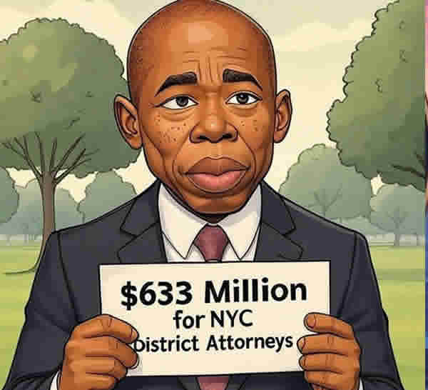 Mayor Adams Pours $633M into NYC DAs for Safer Streets