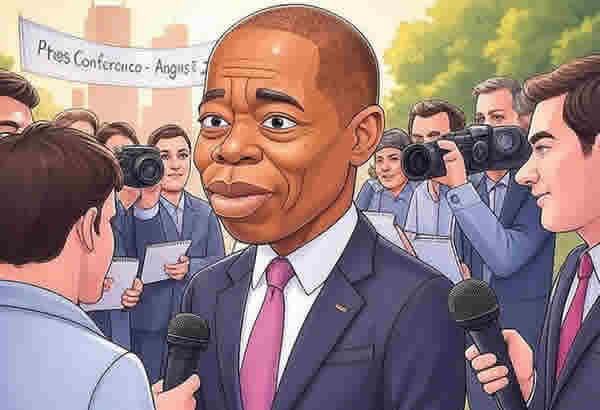 Новости Нью-Йорка. мэр Эрик Адамс обратился к журналистам после стрельбы с участием полиции и недавних обвинений двух его давних соратников, Ингрид Льюис-Мартин и Джесси Гамильтона.