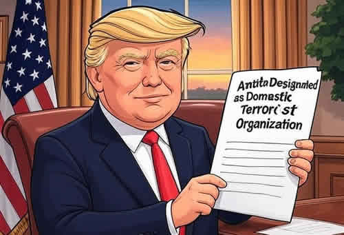 Новости США и Нью-Йорка . Трамп антифа указ