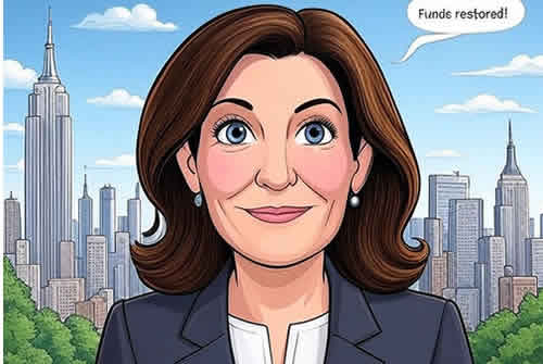 Новости Нью-Йорка . NY News Funds Restored