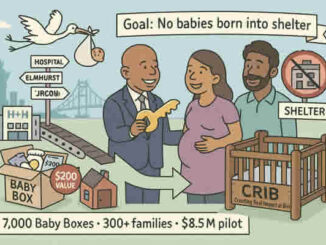 New York. Mayor Adams Unveils CRIB Housing Pilot