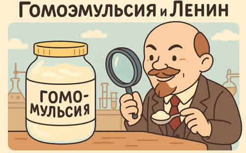 Гомомульсия и Ленин Gomomulsia