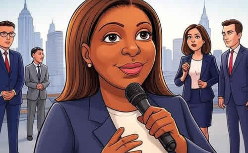 Новости Нью.-Йорка. Прокурор Нью-Йорка Латиша Джеймс за цензуру в социальных сетяъх хочет штрафовать компании