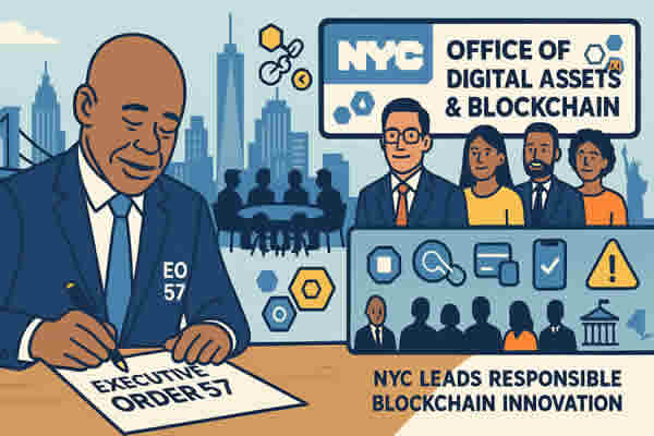 Mayor Eric Adams on Oct. 14 signed Executive Order 57 creating the New York City Office of Digital Assets and Blockchain