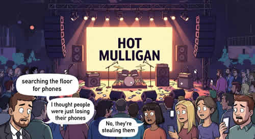 В Нью-Йорке новости на концерте украли 20 телефонов