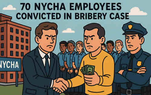 Новости Нью-Йорка . Уголовные преступление за взятки и откаты у NYCHA