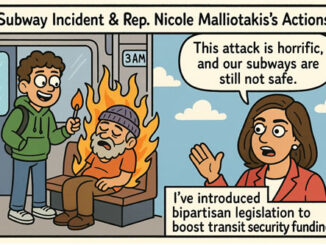 Новости Нью-Йорка. Реакция Малиотакис на поджог человека в метро Нью-Йорка
