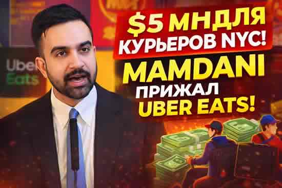 Новости Нью-Йорка Мамдани курьерам 5 миллионов долларов
