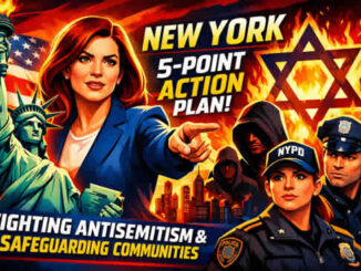 Новости Нью-Йорка . Джули Менин представила план действий из пяти пунктов по борьбе с антисемитизмом и укреплению общественной безопасности в горсовете Нью-Йорка