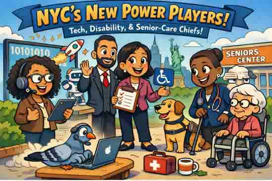 Новости Нью-Йорка Мамдани и женщины - рисунок юмор