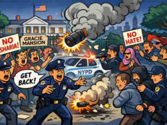 Новости США - Нью-Йорк. По Анти исламским протестантам были брошены взрывные устройства , подозреваемые задержаны