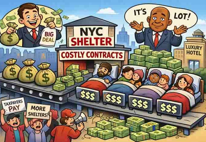 NYC Shelters News Mamdani Malliotakis