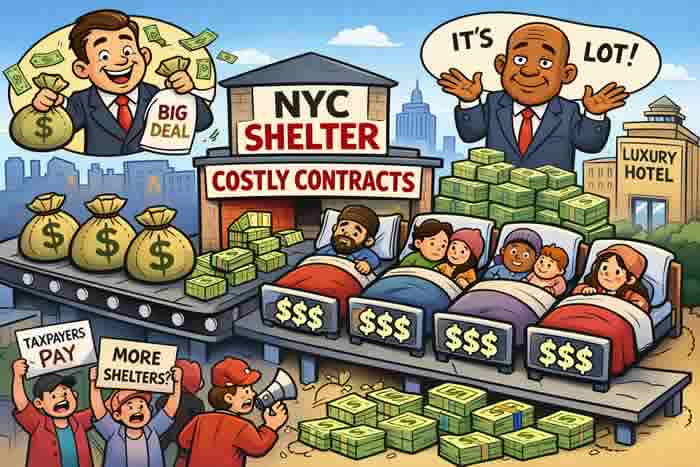 NYC Shelters News Mamdani Malliotakis