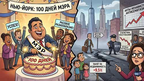 Новости Нью-Йорка - 100 дней мэр Мамдани в NYC Сити Холле