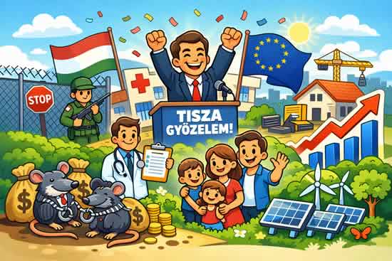 Новости Европы Нью-Йорк США - Мадьяр выиграл выборы в Венгрии. Программа его партии Тиса