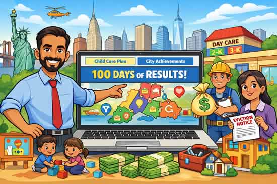 Новости Нью-Йорка. Мамдани запустил сайт о результатах первых 100 днях работы