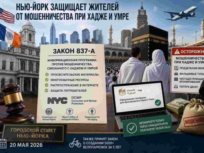 ГОРОДСКОЙ СОВЕТ НЬЮ-ЙОРКА «ПРОГРЕССИВНО» ЗАНИМАЕТСЯ РЕЛИГИОЗНОЙ ПРОПАГАНДОЙ ислама
